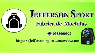 Video JEFFERSON SPORT FABRICA DE MOCHILAS [upl. by Certie]