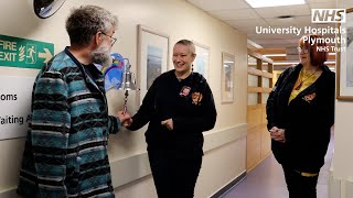 Ringing the bell University Hospitals Plymouth breast cancer patient on a mission [upl. by Reede]