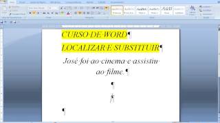 CURSO DE WORD Como localizar e substituir palavras em um texto no Microsoft Word [upl. by Nosac]