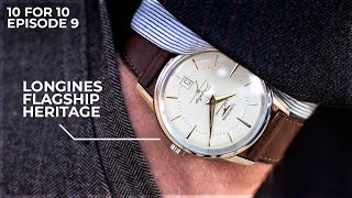 A Classy Dress Watch Respecting The Past  The Longines Flagship Heritage WatchGecko Review [upl. by Fayth]