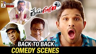 Race Gurram Telugu Movie  Back to Back Comedy Scenes  Allu Arjun  Shruti Haasan  Telugu Cinema [upl. by Inneg621]