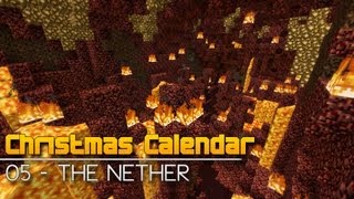 Christmas Calendar  05 The Nether  Minecraft Parkour Map [upl. by Eanil]