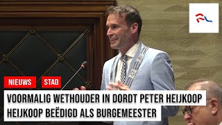 Peter Heijkoop officieel gestart als burgemeester van Leiden [upl. by Cannice262]