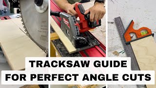 I built a guide for my new plunge saw for repeatable parallel cuts  DIY [upl. by Ayam]