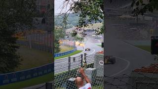 Qualifying at Spa BelgianF1 GrandPrix Kemmel Straight 2024 spafrancorchamps redbull f1 ferrari [upl. by Aivata]