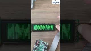 25664 graphic dot matrix LCD module green lightelectronic [upl. by Kemppe]