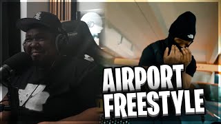 Karma  Airport Freestyle Music Video  GRM Daily REACTION [upl. by Aiak]