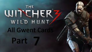 All Gwent Cards Part 7 Skellige 12  The Witcher 3 [upl. by Asilim]