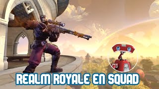 On joue à Realm Royale en squad avec Anthony et 2 personnes rencontrées pour loccasion [upl. by Aniz936]