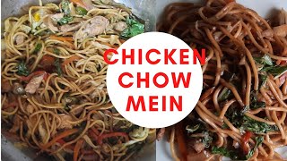 Best Chicken Chow Mein recipeJamaican style Super chicken idea [upl. by Hezekiah]