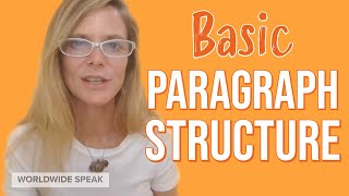 Basic Paragraph Structure  English Writing Skills  2020 [upl. by Kevina237]