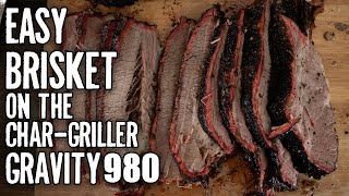 Easy Brisket on the CharGriller Gravity 980 [upl. by Layor]