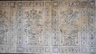 Renaissance Sgraffito Mural by Danielle Villicana DAnnibale [upl. by Derwon]