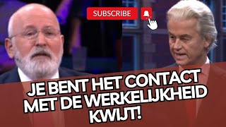 Wilders veegt de VLOER AAN met Timmermans Je bent het contact met de werkelijkheid kwijt [upl. by Frasch884]