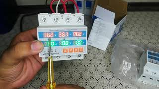 3 phase under and over voltage Protector relay [upl. by Cruce963]