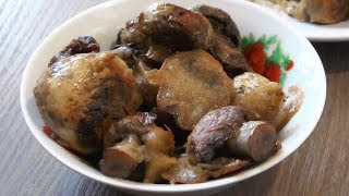 Champignons Fried In Batter  Vegetarian Recipe [upl. by Coats]