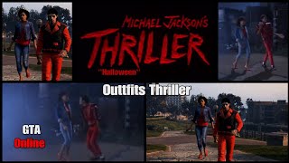 GTA V Outtfits Thriller Ideas para Halloween 🎃 Michael Jackson [upl. by Hocker]