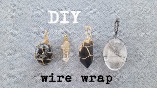 DIY Wire Wrap Gemstones Without Holes [upl. by Dnaloy871]