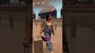 Jetsetting in style Sumbul Touqeer arrives at the airport [upl. by Tonia]