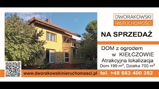 DOM W KIELCZOWIE ATRAKCYJNA LOKALIZACJADom WOLNOSTAJACY ok 199 m2 z zagospodarowana działką 700 m2 [upl. by Most546]