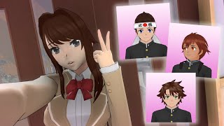 Killing Everyone with Brown Hair  Yandere Simulator Challenge [upl. by Ketty]