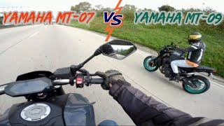 Yamaha MT07 vs Yamaha MT09 [upl. by Aihselef]