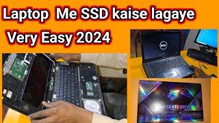 How to install ssd  win10 installation  laptop me ssd kese lagaye [upl. by Keelby468]