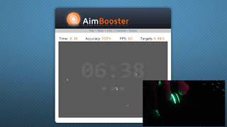 Aimbooster  New world record 1418 722 targetss 100 accuracy  World record [upl. by Siari327]