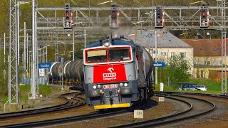 Vlaky Krasíkov staré nádraží  742024  Trains in the Czech Republic [upl. by Kimmel]