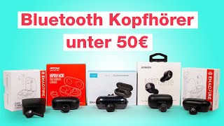 Die BESTEN 5 Bluetooth InEar Kopfhörer unter 50 Euro  Unsere Bestenliste  Testventure  2021 [upl. by Konikow969]