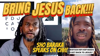 Sho Baraka says Christian hip hop needs Jesus BackRapper Nobigdyl responds [upl. by Teryl]