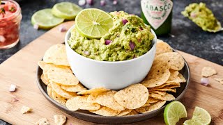 Easy Spicy Green Guacamole Recipe [upl. by Tierell]