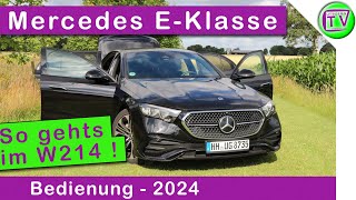 Bedienung Mercedes EKlasse W214 Limousine 2024 [upl. by Nyleikcaj]