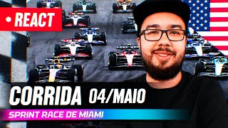 F1 REACT AO VIVO  CORRIDA SPRINT DE MIAMI DE 2024 [upl. by Uball]