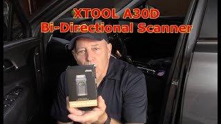 Xtool Anyscan A30D BiDirectional Scan Tool [upl. by Eelnodnarb473]