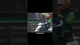 Valtteri Bottas decided to stop racing and ride a moped instead f1 f12024 [upl. by Naujuj]