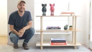 DIY Modern Bookshelf  Modern Builds  EP 75 [upl. by Sessler]