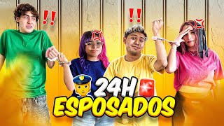 24 HORAS ESPOSADOS😂😱 Los Panas [upl. by Ammeg]