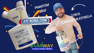 Phantom de basf con el FumigadorEstrella de fumiway y amromacomoficial [upl. by Atsok676]