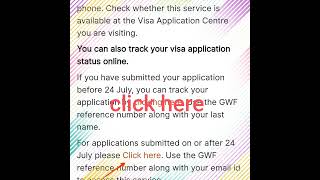 Check UK visa status after Biometrics [upl. by Eeslehc]