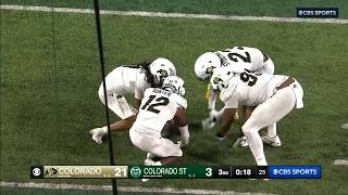 Travis Hunters interception leads to 4 unsportsmanlike conduct penalties vs Colorado State [upl. by Chrisoula]