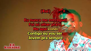 Zona 5 Feat Rui Orlando  Jovem Pra Sempre Karaoke EA [upl. by Enirual]