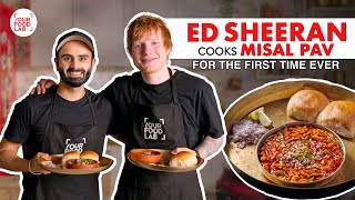 EdSheeran cooks INDIAN FOOD for the first time ever with Chef Sanjyot Keer [upl. by Blane]