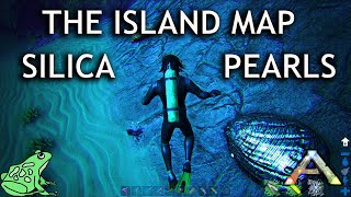 Silica Pearl Locations on The Island map  Ark Survival Evolved [upl. by Mcafee902]