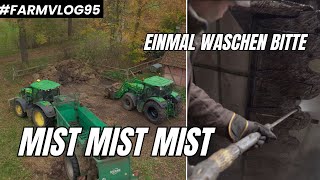 Mist streuen auf Lohn 💩  Die ersten Maschinen werden eingewintert ❄️ FARMVLOG 95 [upl. by Chesney]