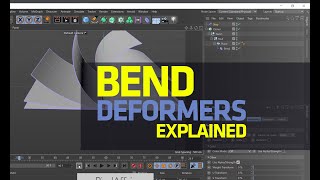 BEND DEFORMER  CINEMA 4D BASICS [upl. by Acsot356]