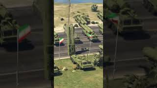 Today Iranian Nato S500 Missile Attack On Israeli Military Convoy GTA 5 shortsfeed [upl. by Neal]