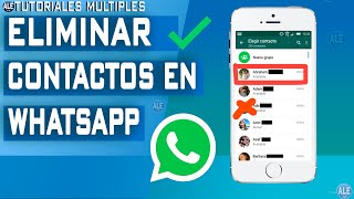 Como Eliminar Un Contacto De Whatsapp [upl. by Christa824]