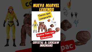 NUEVA  CRYSTAL amp LOCKJAW  MARVEL LEGENDS marvellegends marvel hasbro shortsfeed [upl. by Anne]