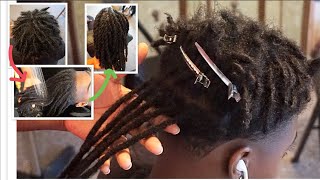 PERMANENT LOC EXTENSIONS ON STARTER LOCS  DXLYNLOCS [upl. by Aronael977]